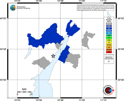 Mappa EMS - territori comuni