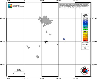 Mappa MCS - territori località
