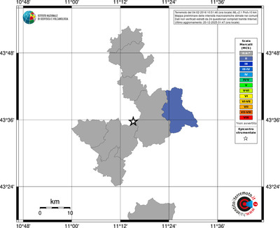 Mappa MCS - territori comuni