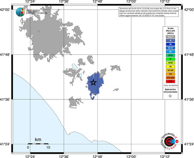 Mappa MCS - territori località