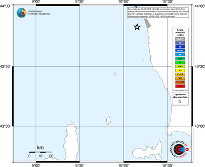 Mappa MCS - territori comuni