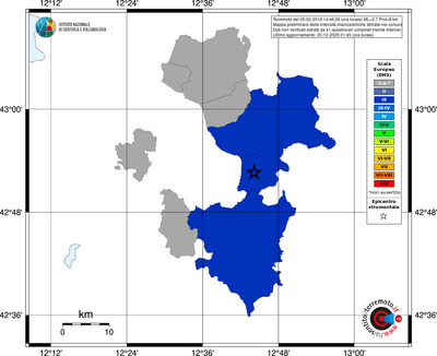 Mappa EMS - territori comuni