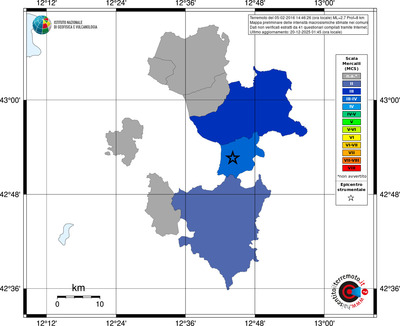 Mappa MCS - territori comuni
