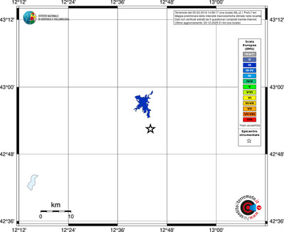 Mappa EMS - territori località