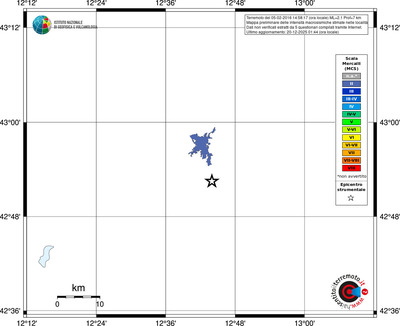 Mappa MCS - territori località