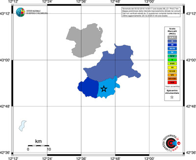 Mappa MCS - territori comuni