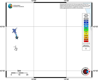 Mappa MCS - territori località