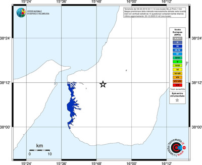 Mappa EMS - territori località