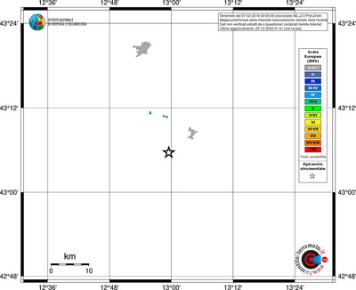 Mappa EMS - territori località