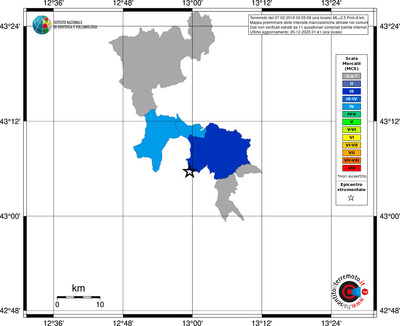 Mappa MCS - territori comuni