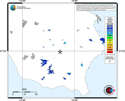 Mappa EMS - territori località