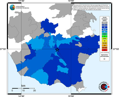 Mappa EMS - territori comuni