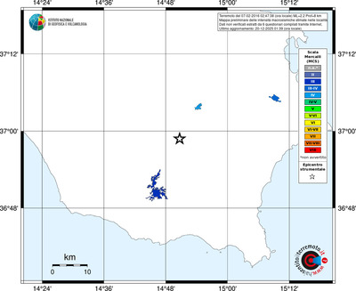 Mappa MCS - territori località