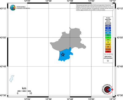 Mappa MCS - territori comuni