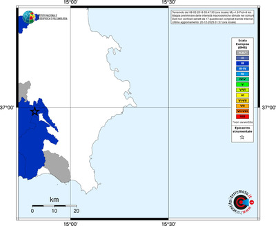 Mappa EMS - territori comuni