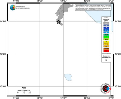 Mappa EMS - territori comuni