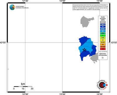 Mappa EMS - territori comuni