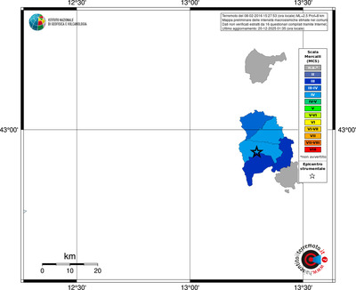 Mappa MCS - territori comuni
