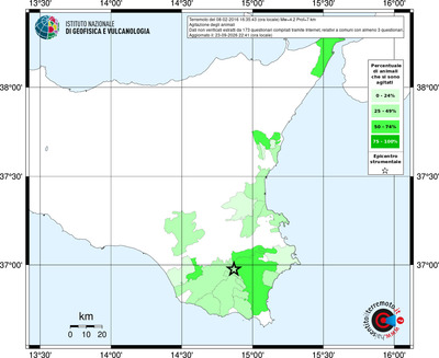 Mappa territorio comunale con almeno 3 questionari