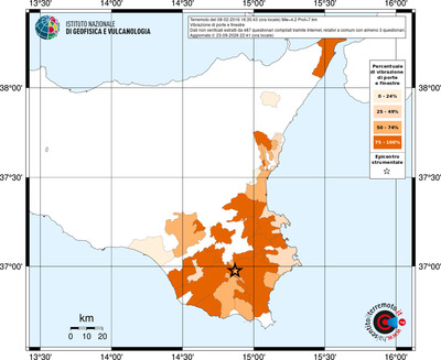 Mappa territorio comunale con almeno 3 questionari