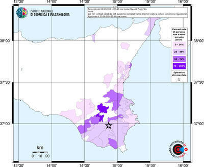 Mappa territorio comunale con almeno 3 questionari