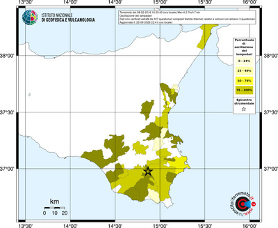 Mappa territorio comunale con almeno 3 questionari