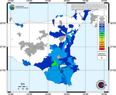 Mappa EMS - territori comuni