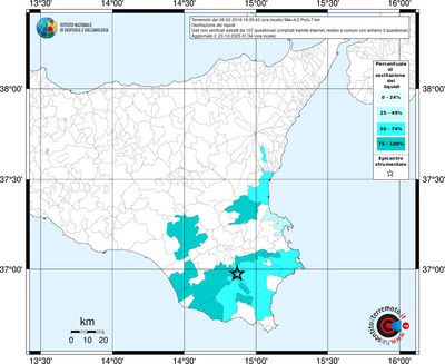 Mappa territorio comunale con almeno 3 questionari