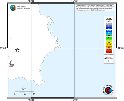 Mappa EMS - territori località