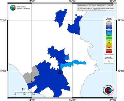 Mappa EMS - territori comuni