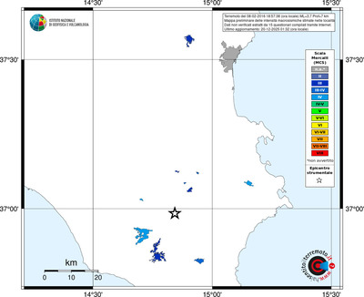 Mappa MCS - territori località