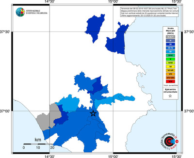 Mappa MCS - territori comuni