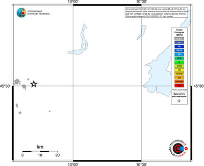 Mappa EMS - territori località