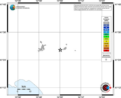 Mappa EMS - territori località