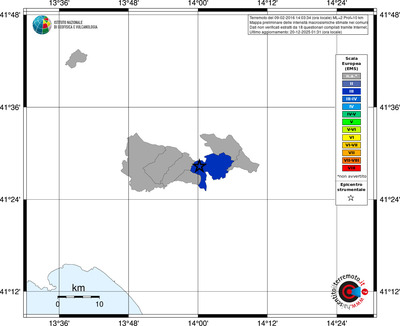 Mappa EMS - territori comuni