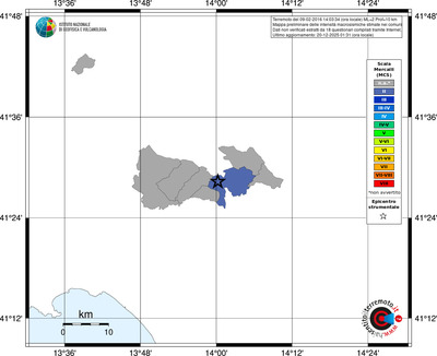 Mappa MCS - territori comuni