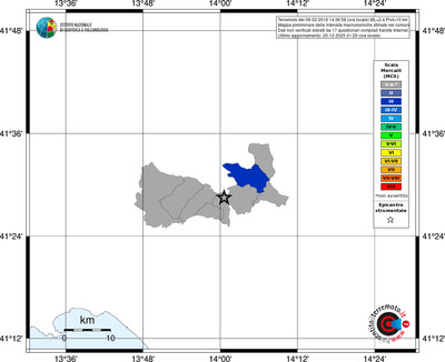 Mappa MCS - territori comuni