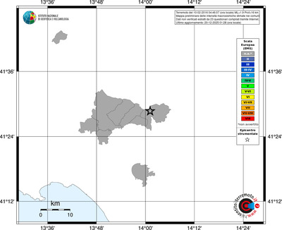 Mappa EMS - territori comuni