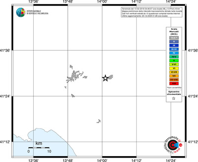 Mappa MCS - territori località