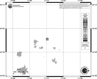 Mappa EMS - territori località