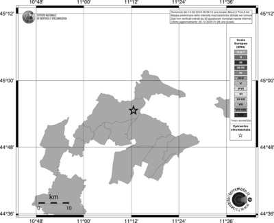Mappa EMS - territori comuni
