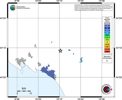 Mappa MCS - territori località