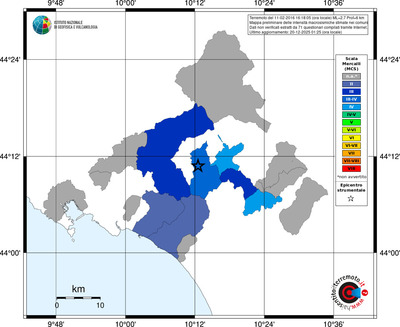 Mappa MCS - territori comuni