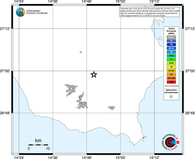 Mappa EMS - territori località