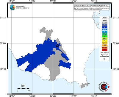 Mappa EMS - territori comuni