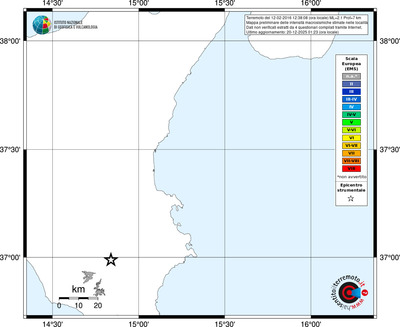 Mappa EMS - territori località
