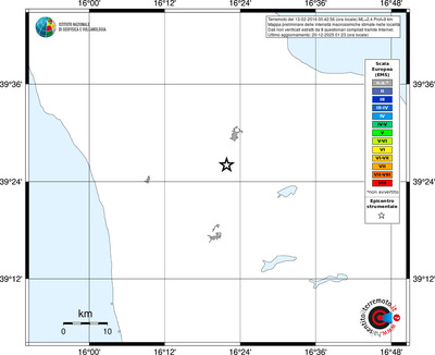 Mappa EMS - territori località