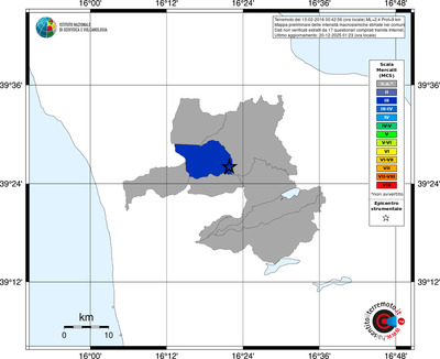 Mappa MCS - territori comuni