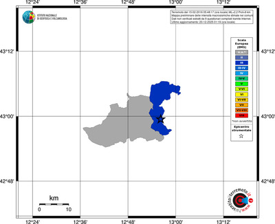 Mappa EMS - territori comuni
