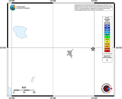 Mappa EMS - territori località